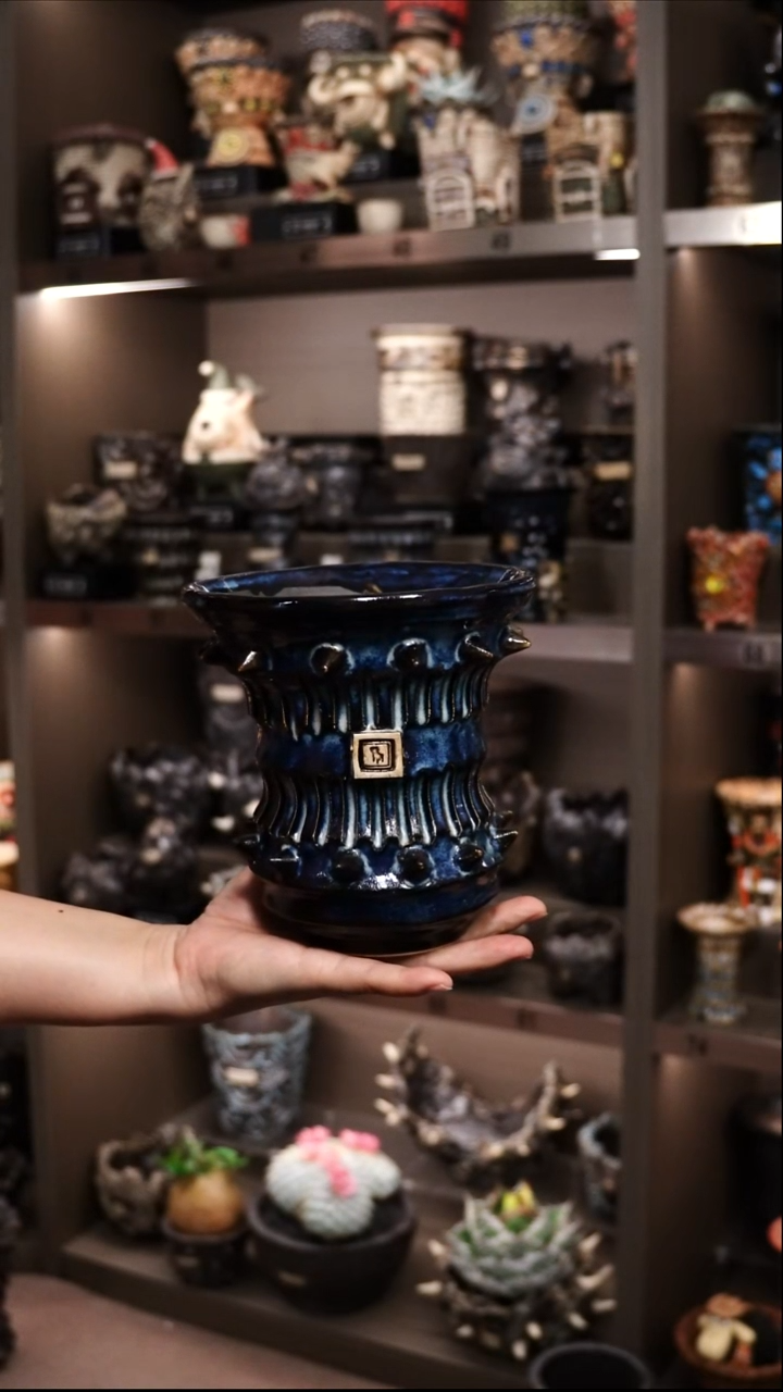 哈****店泰国进口手工花盆个性创意花盆