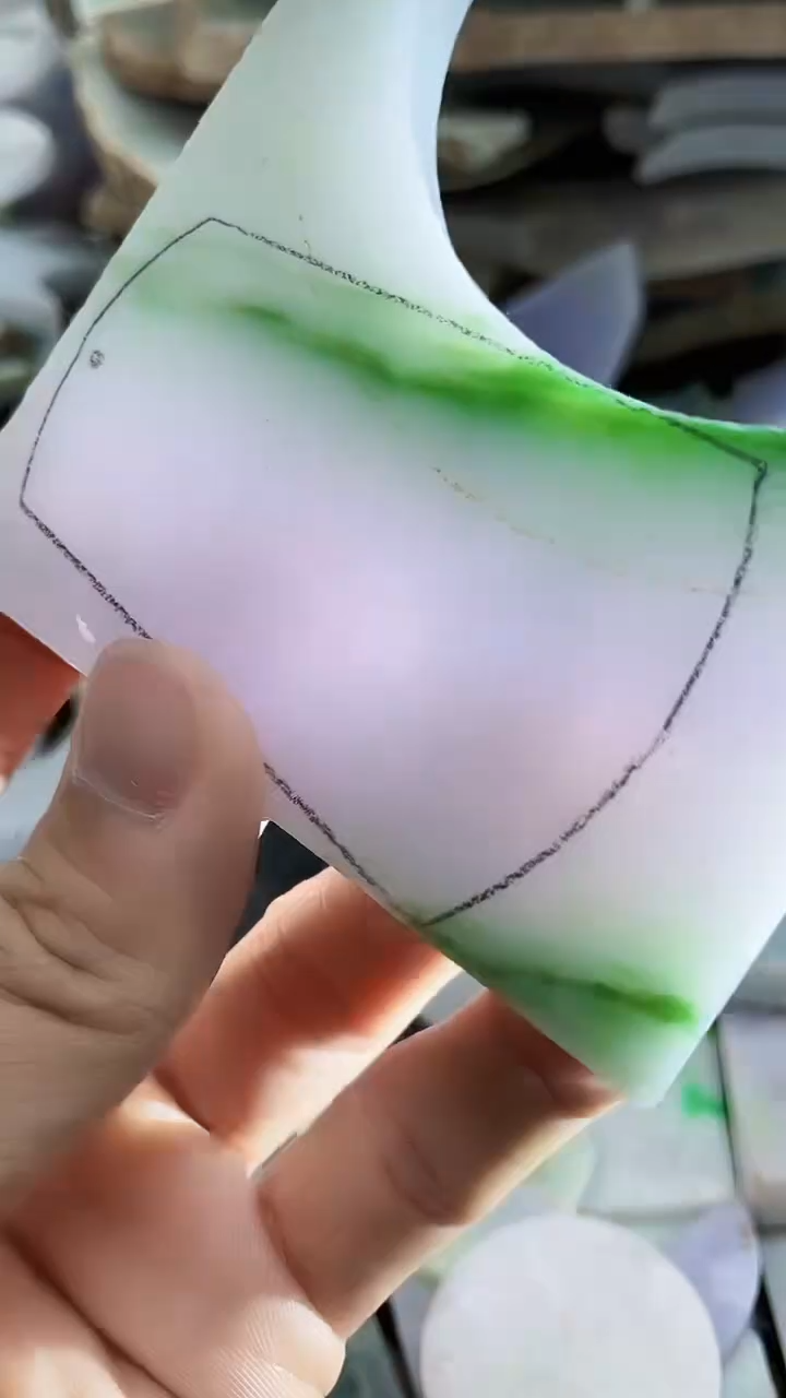 裸石翡翠天然A货翡翠板料