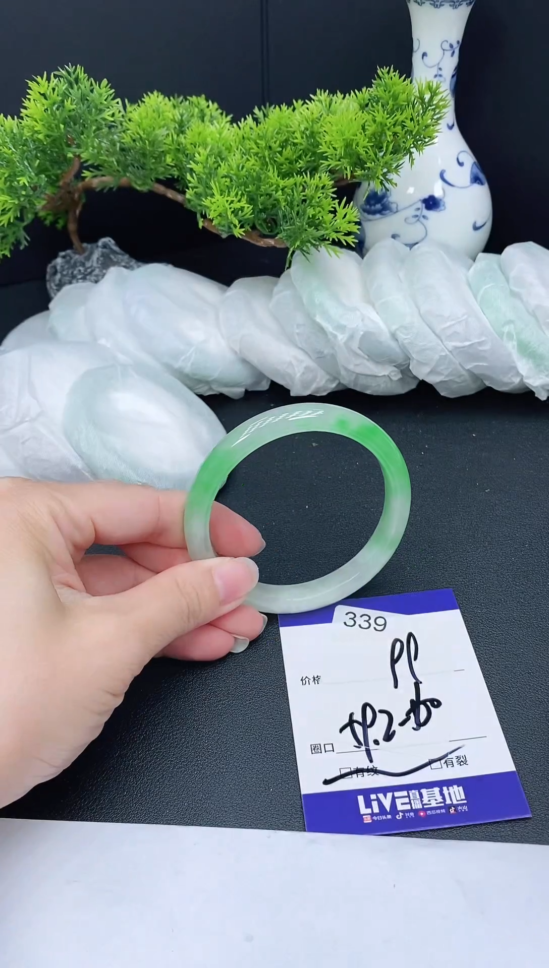 未镶嵌手镯翡翠339
