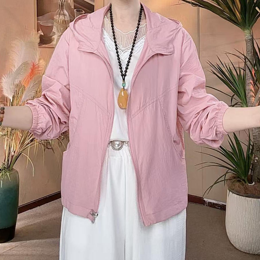 2025早秋新款防晒衣旅游拍照户外薄款连帽[03]