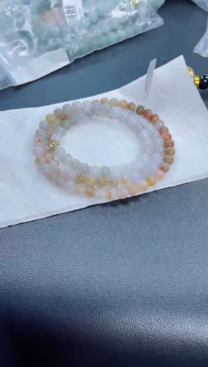 定制翡翠未镶嵌珠串