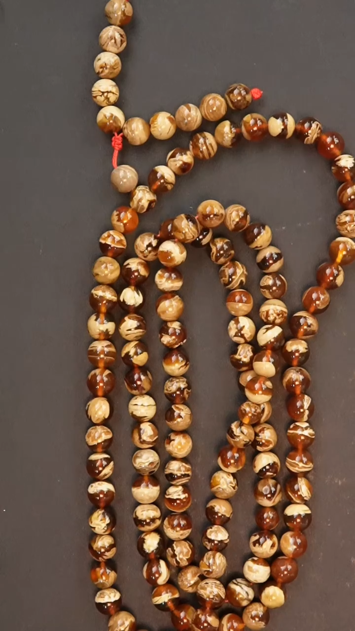 【闪购商品】琥珀颈饰未镶嵌9m溶洞108多样性发其一