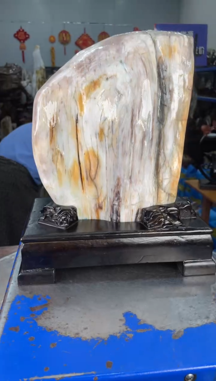 【闪购商品】硅化玉摆件未镶嵌137