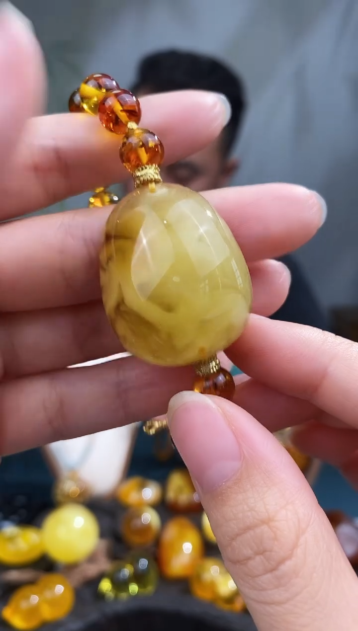 裸石琥珀未镶嵌 基地发货 一物一证 顺丰包邮