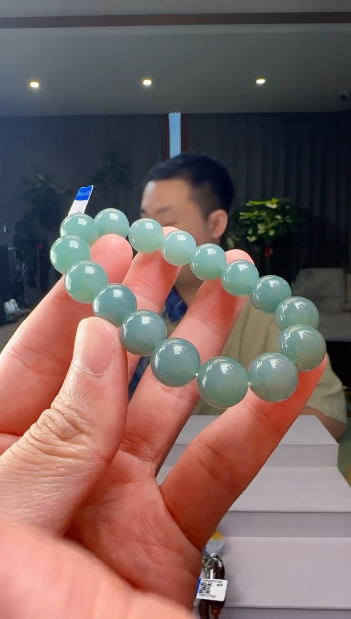 未镶嵌手串翡翠多样性发其一DY@@60B7J16912