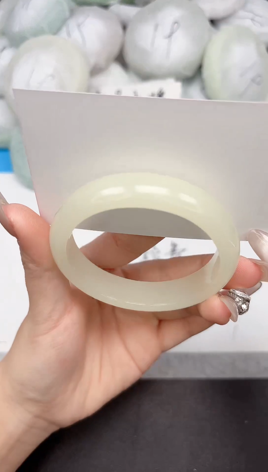 未镶嵌手镯石英质玉16-58-59