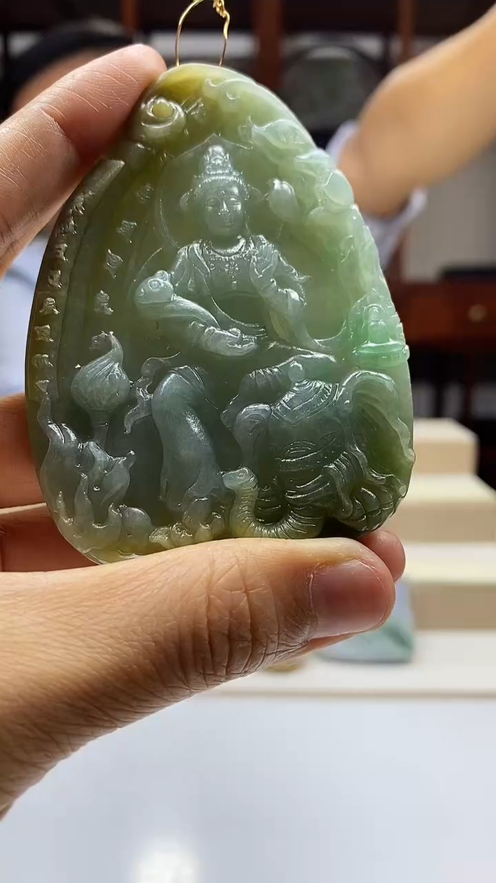未镶嵌定制翡翠夜**独翡翠A货2025/12/1