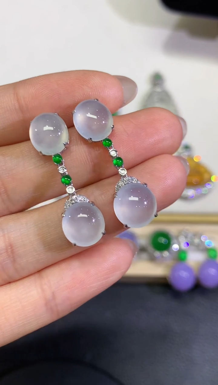 【闪购商品】翡翠颈饰18K金镶嵌团购31