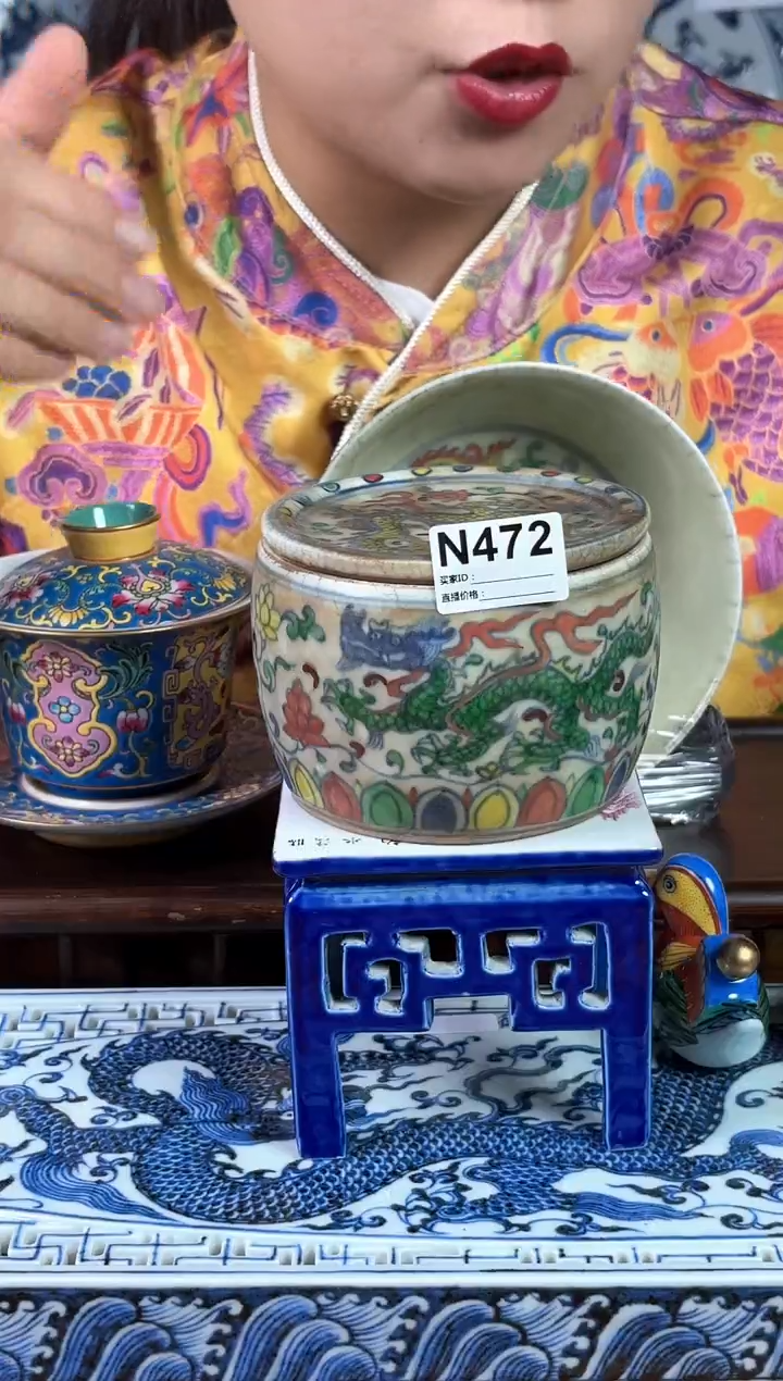 摆件景德镇陶瓷仿古摆件N472