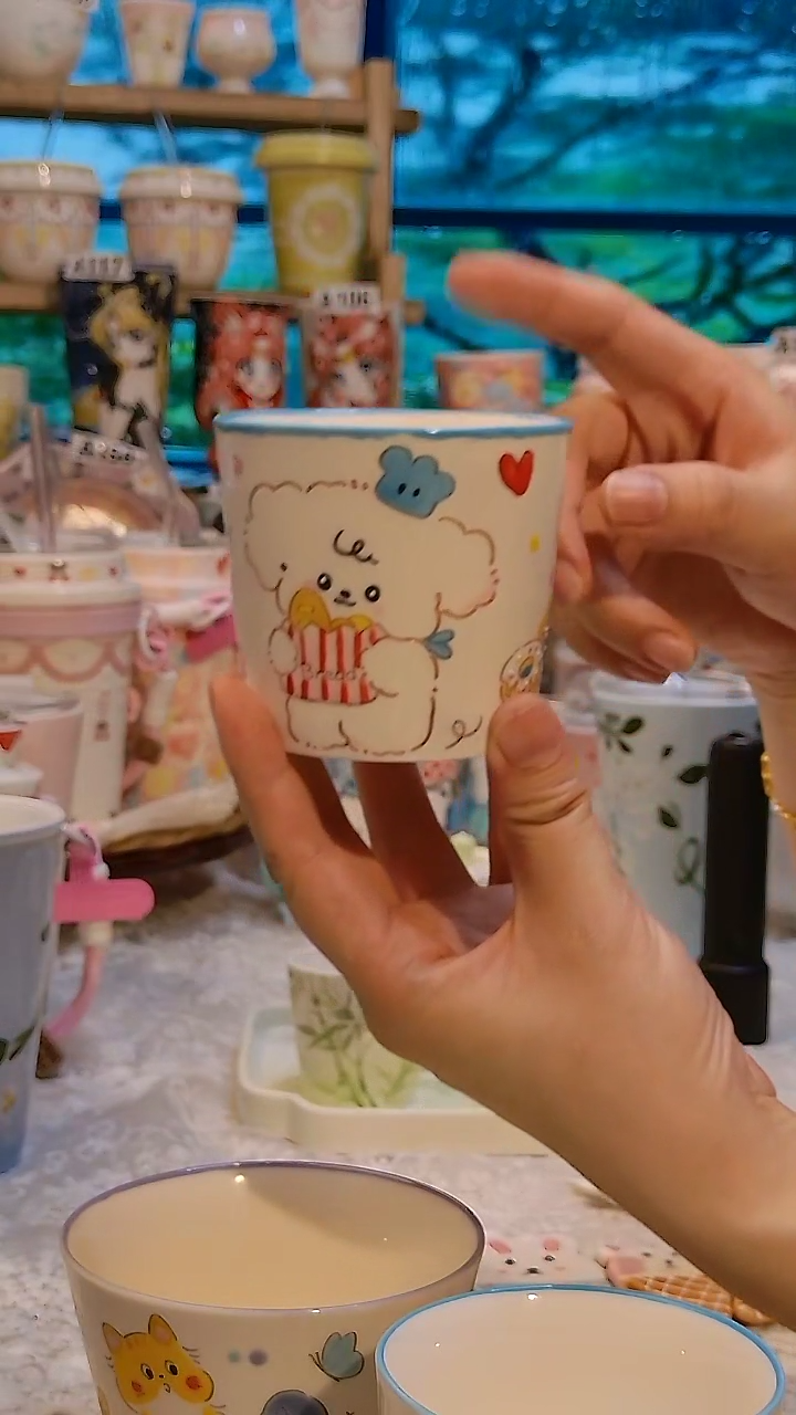陶瓷景德镇手绘陶瓷杯