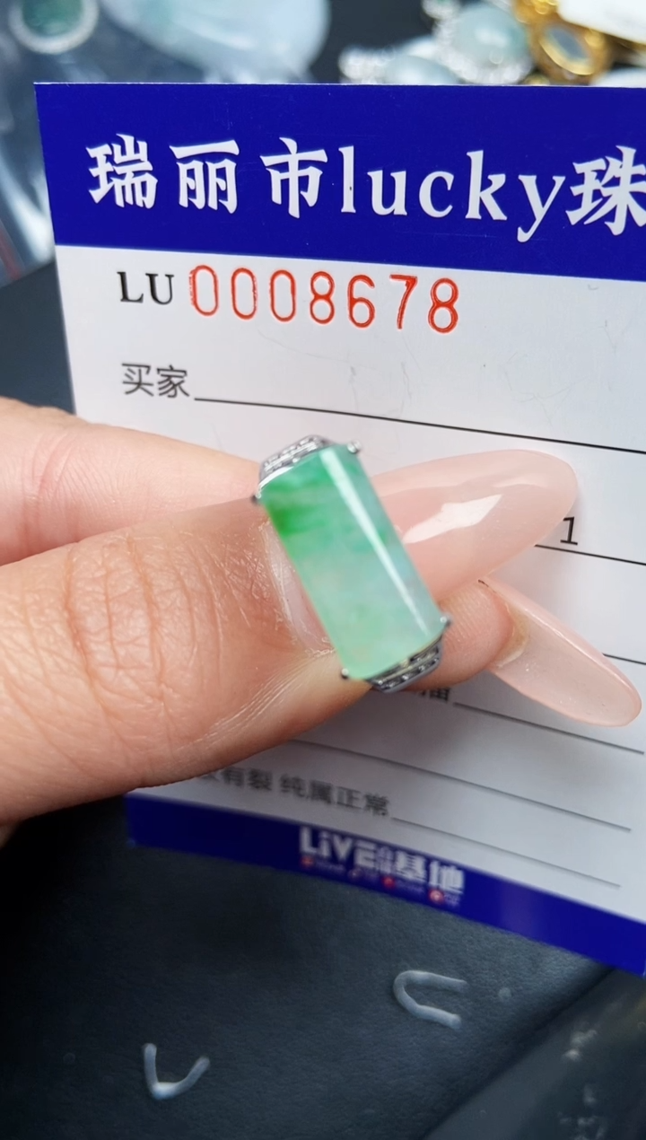 【闪购商品】翡翠颈饰银S925镶嵌8678