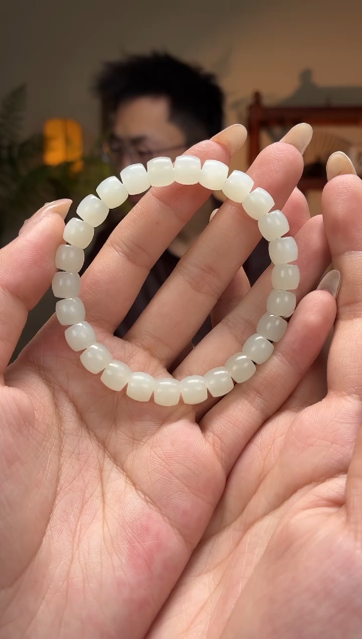 未镶嵌手串和田玉天泰7-8直