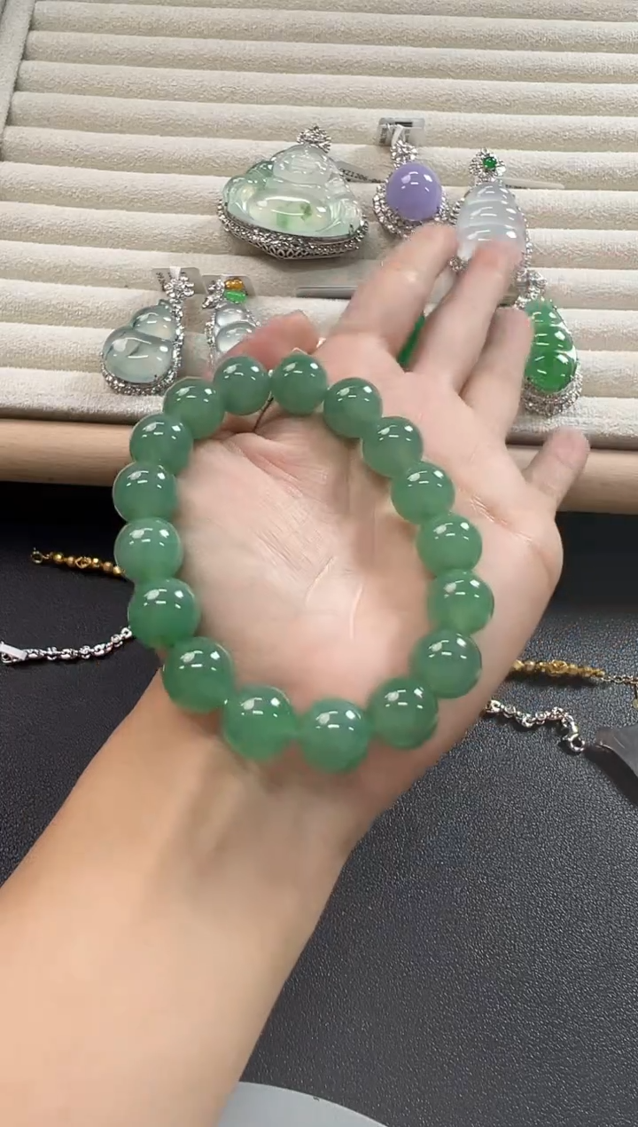 未镶嵌手串翡翠KBG1206-027