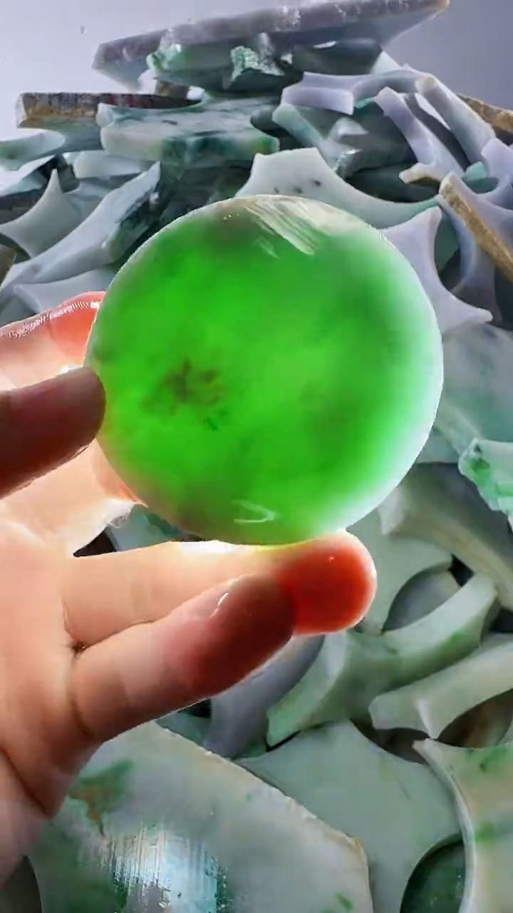 裸石翡翠缅甸翡翠A货文2598