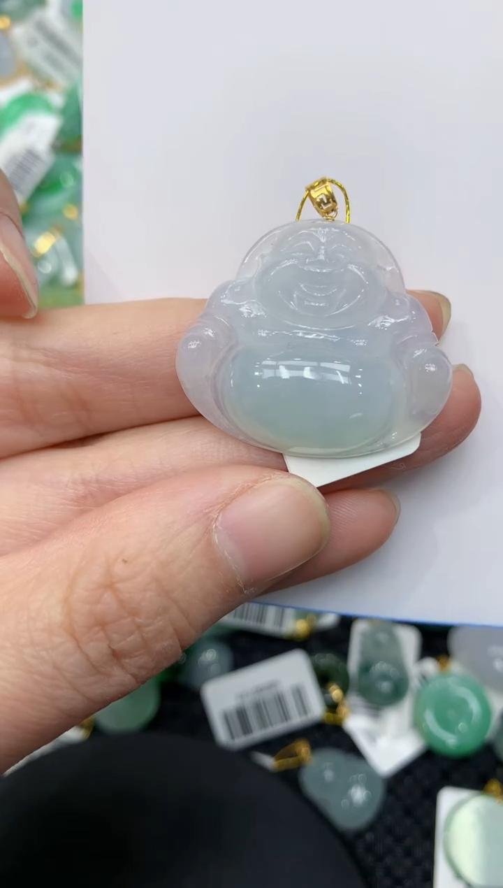 【闪购商品】翡翠颈饰18K金镶嵌11111111