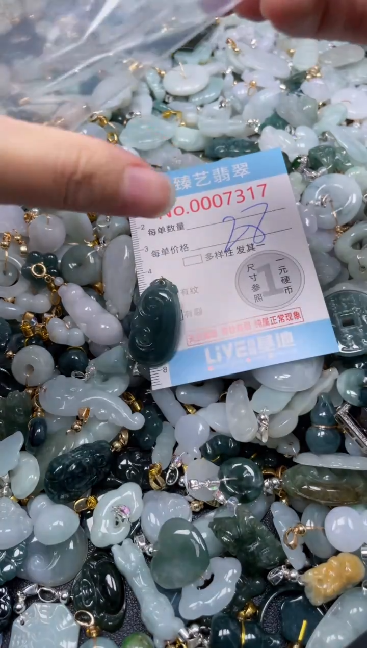 颈饰未镶嵌翡翠7317