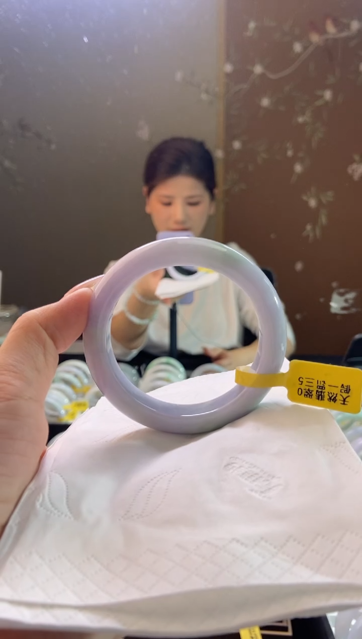 未镶嵌手镯翡翠圈口x54-55