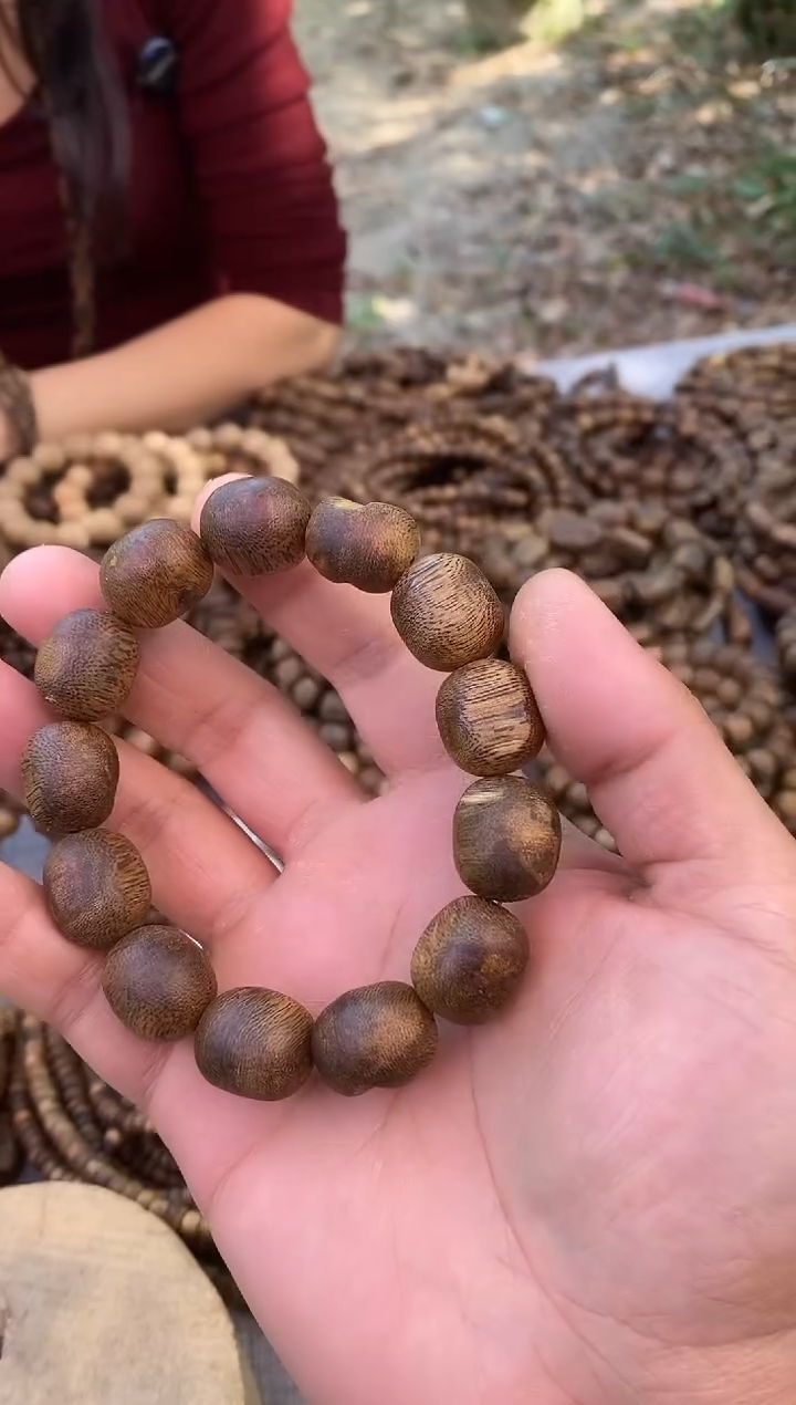 【闪购商品】沉香手串陆河留疤随型单圈棋楠手串21+多样性发一