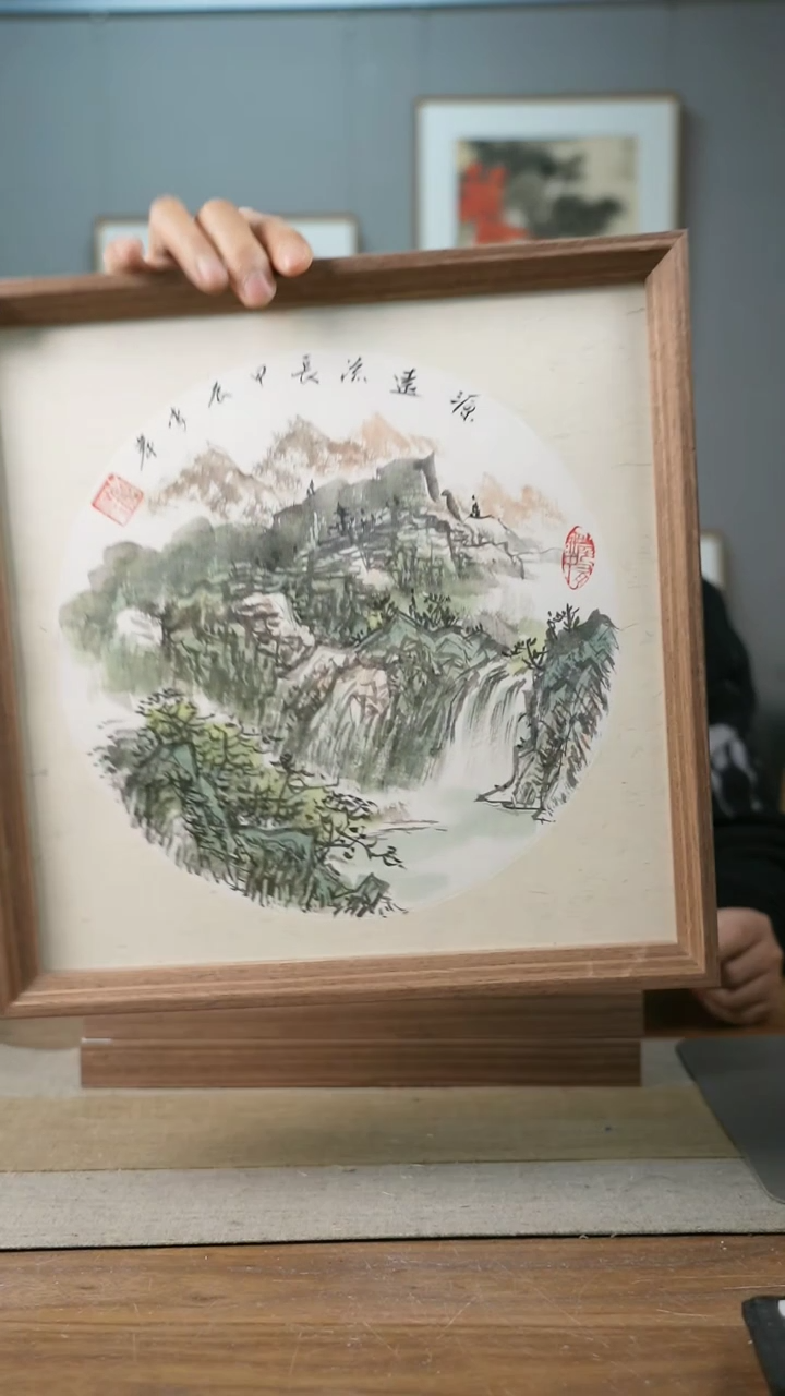 【闪购商品】书法协会会员老师带框作品-手书/绘同款作品