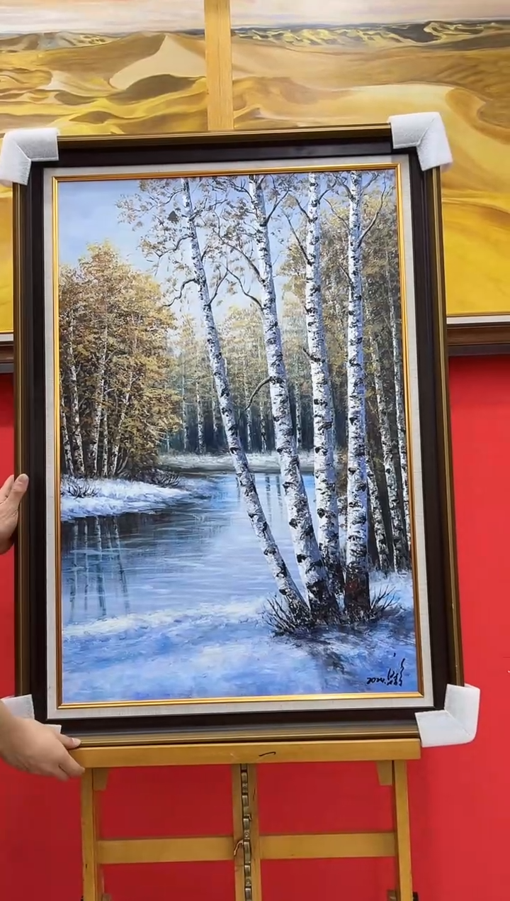 【闪购商品】油画梁静-60×90-油画作品