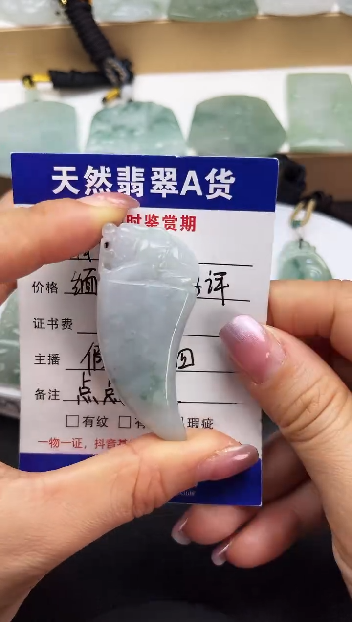 颈饰未镶嵌翡翠            