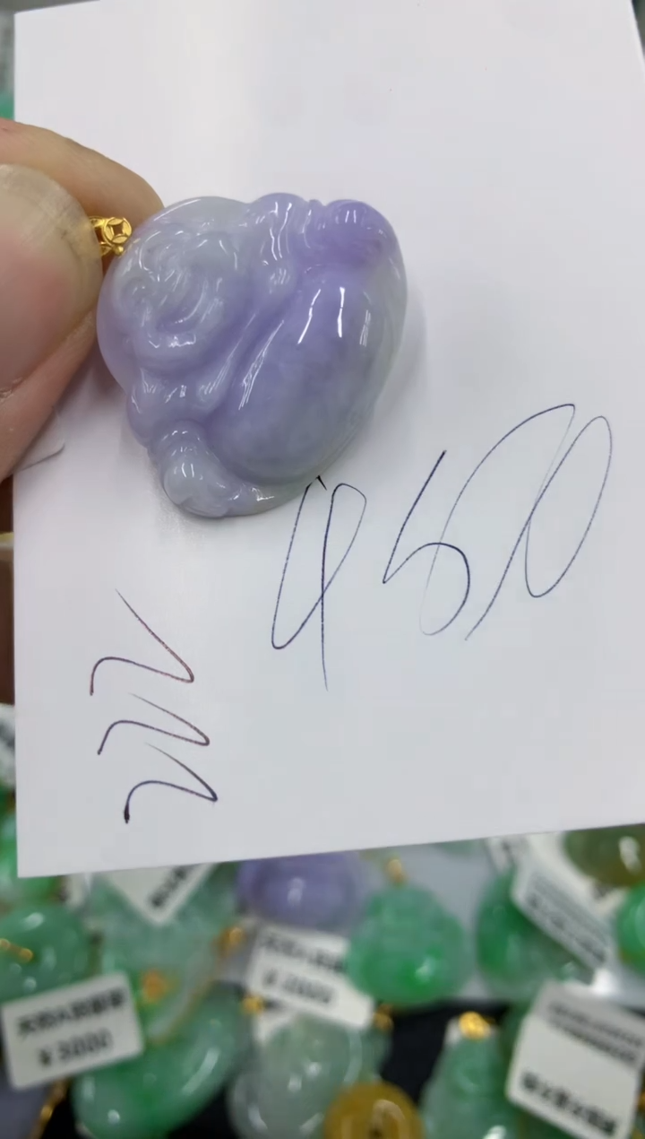 【闪购商品】翡翠颈饰18K金镶嵌号链接11111