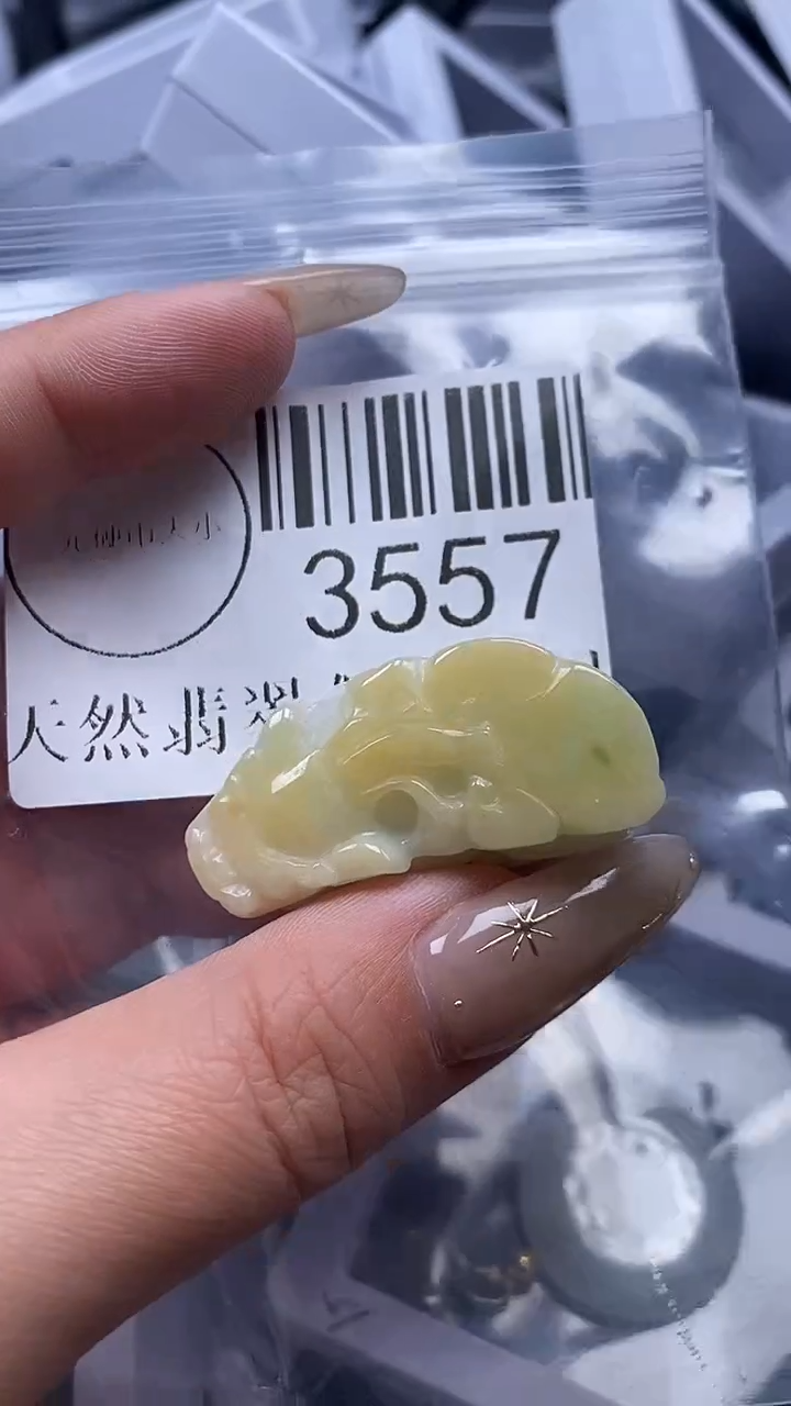 颈饰未镶嵌翡翠3557