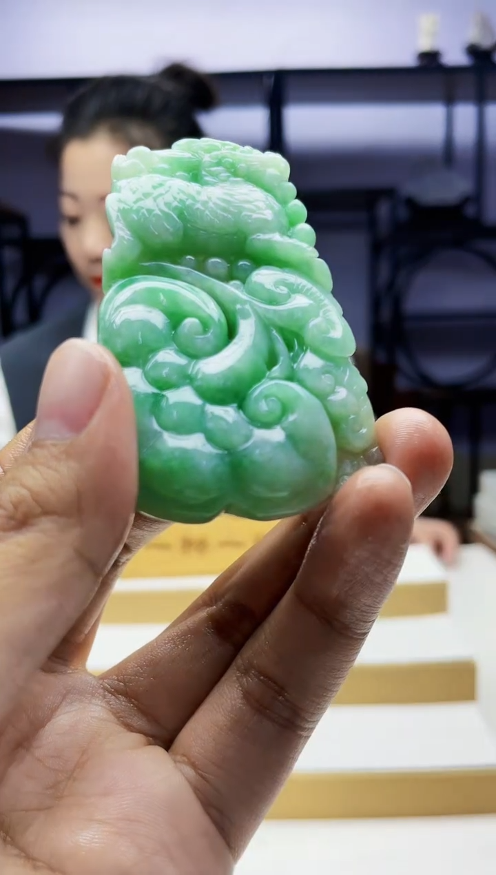 【闪购商品】定制翡翠未镶嵌毛货01230379 