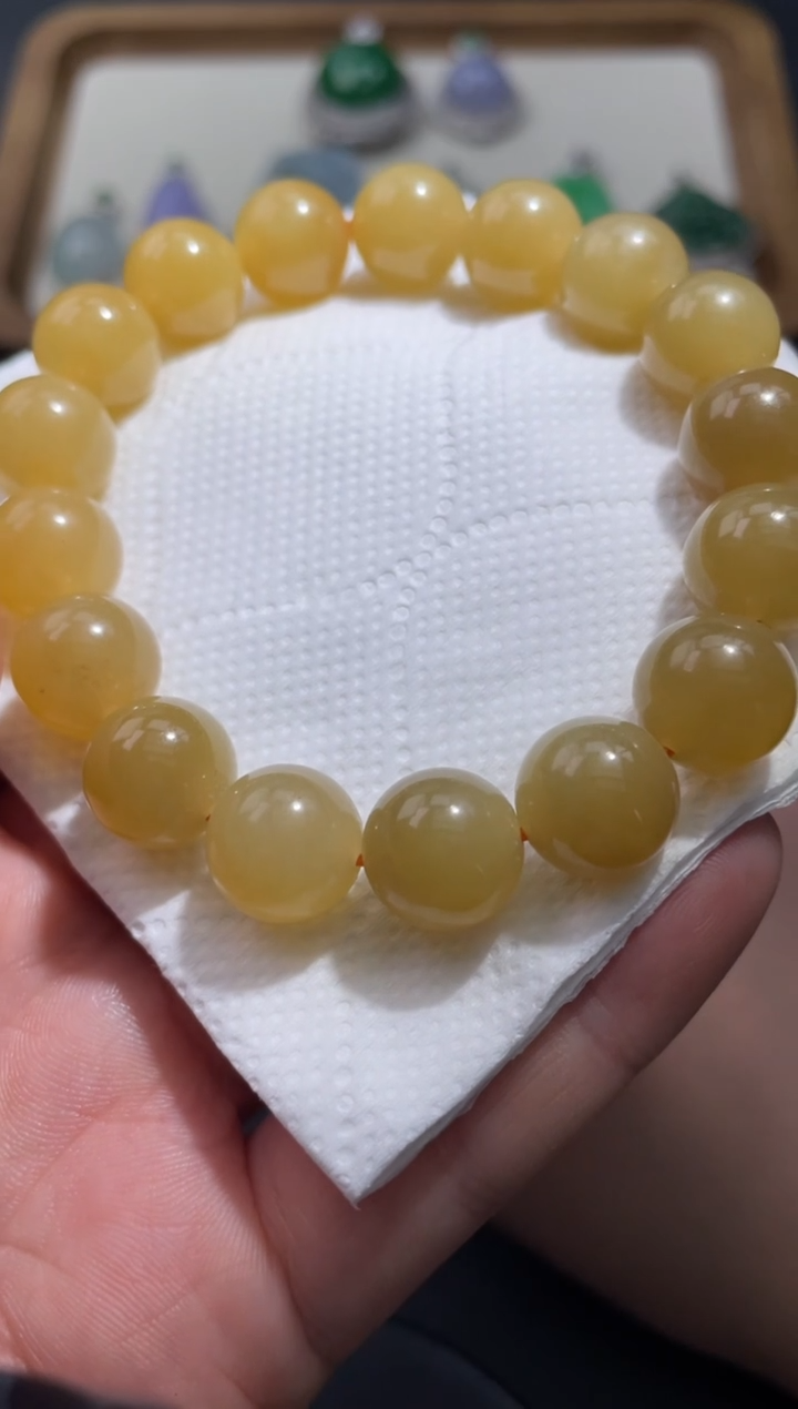 【闪购商品】和田玉珠串未镶嵌22.........
