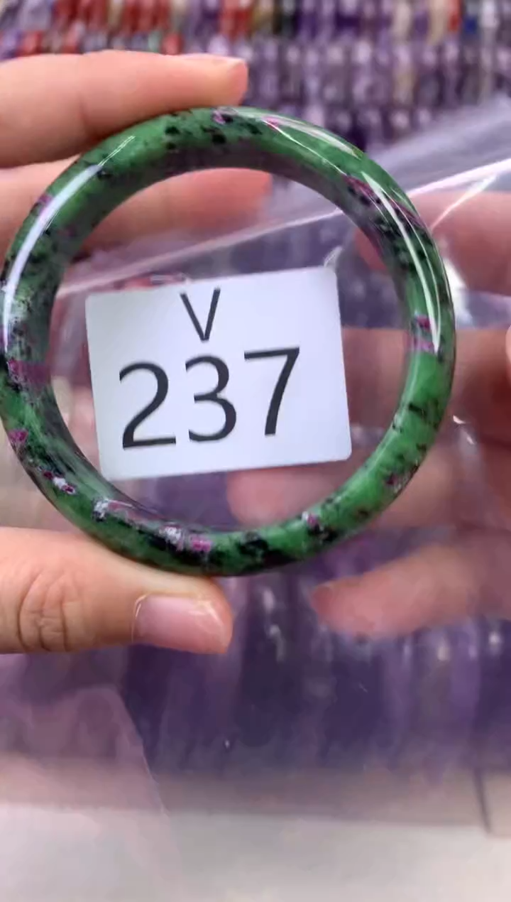 【闪购商品】水晶水晶手镯V未镶嵌237-55