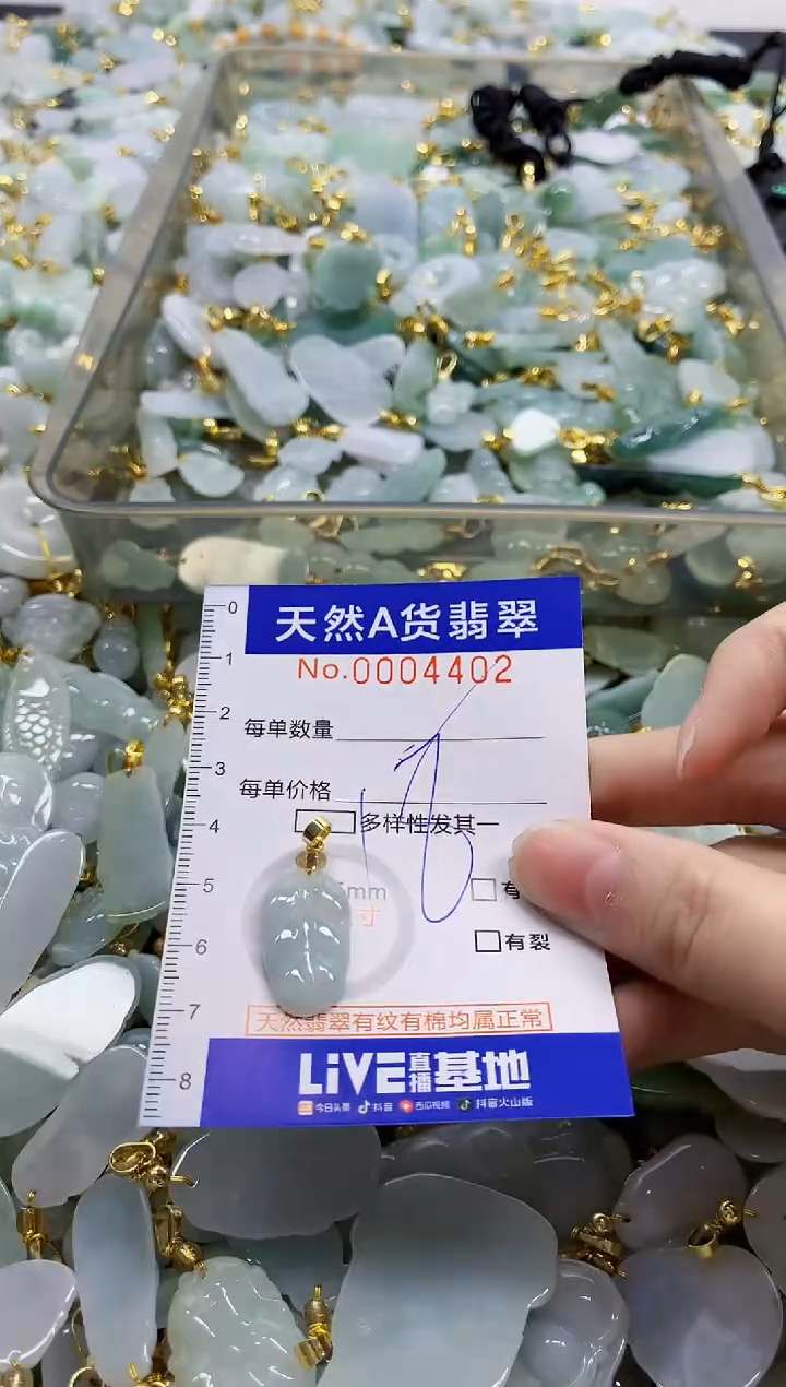 颈饰未镶嵌翡翠天然A货翡翠