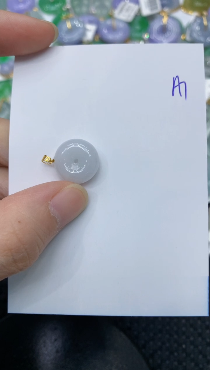 【闪购商品】翡翠颈饰18K金镶嵌11111111111