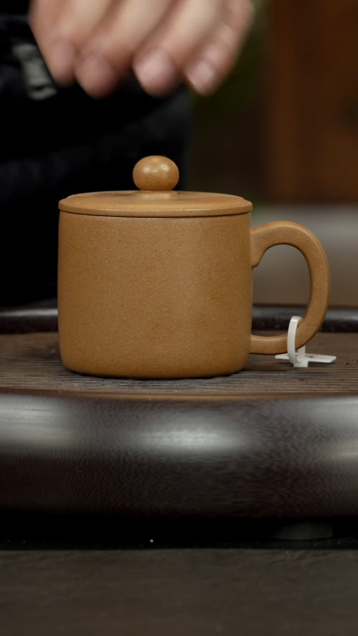 【闪购商品】紫砂茶杯玉柱盖杯 