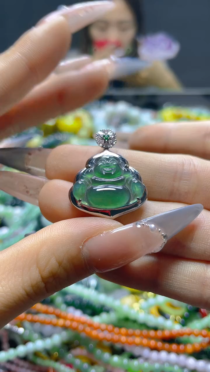 颈饰未镶嵌翡翠/Y/翡翠A货，一件也是批发价