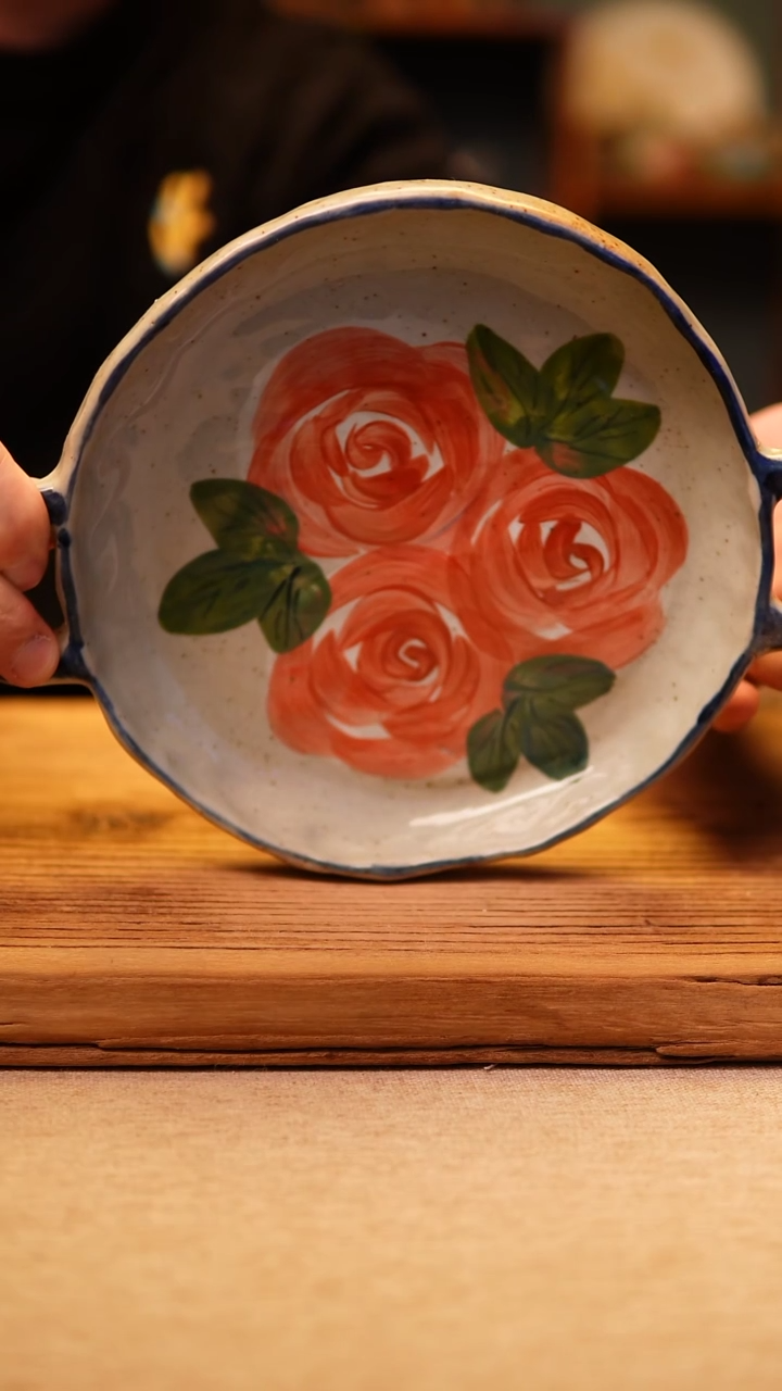 【闪购商品】@@陶园瓷舍@@纯手工手绘@高温釉下彩