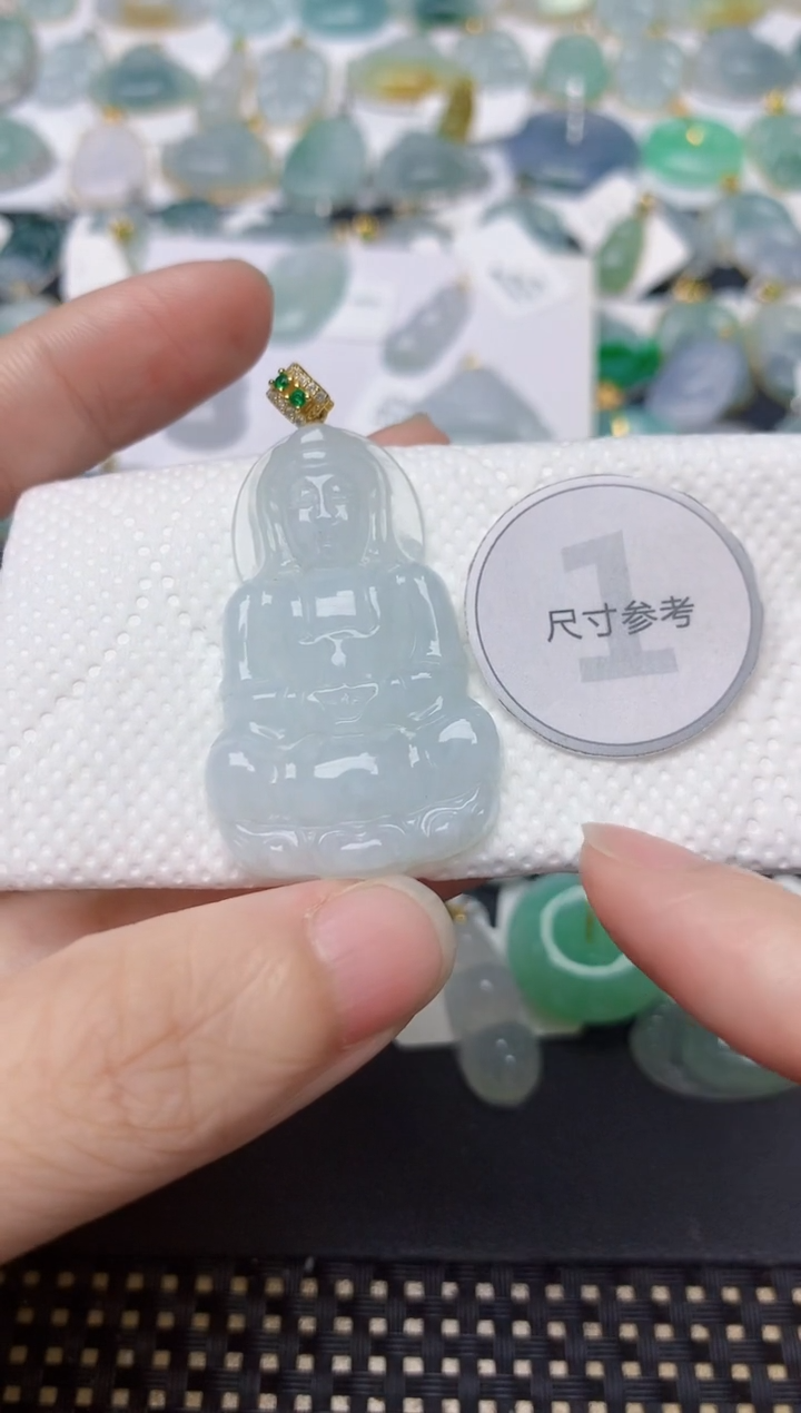 颈饰未镶嵌翡翠天然缅甸A货翡翠