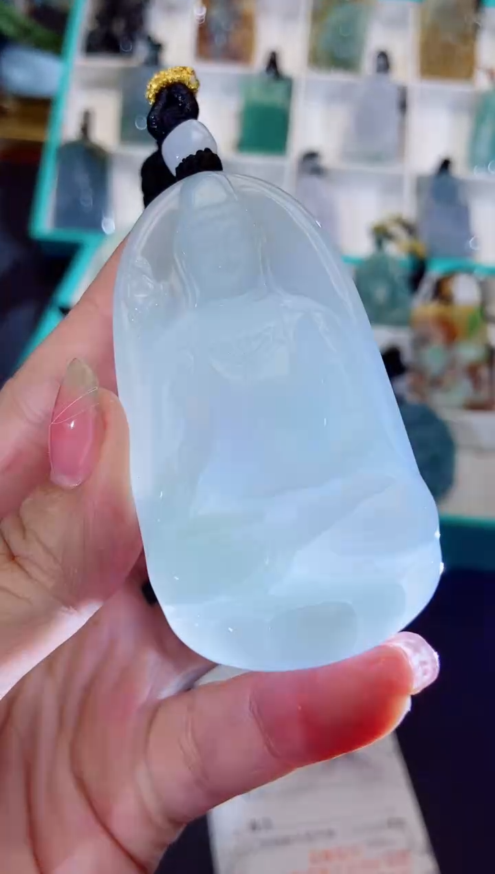 颈饰未镶嵌翡翠缅甸天然翡翠