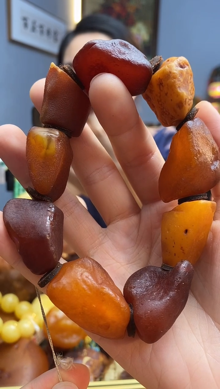 未镶嵌琥珀手串手串