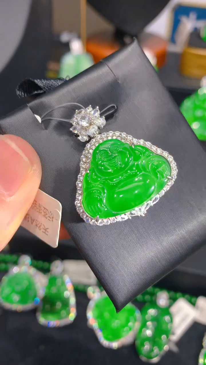 【闪购商品】翡翠颈饰银S925镶嵌29一季