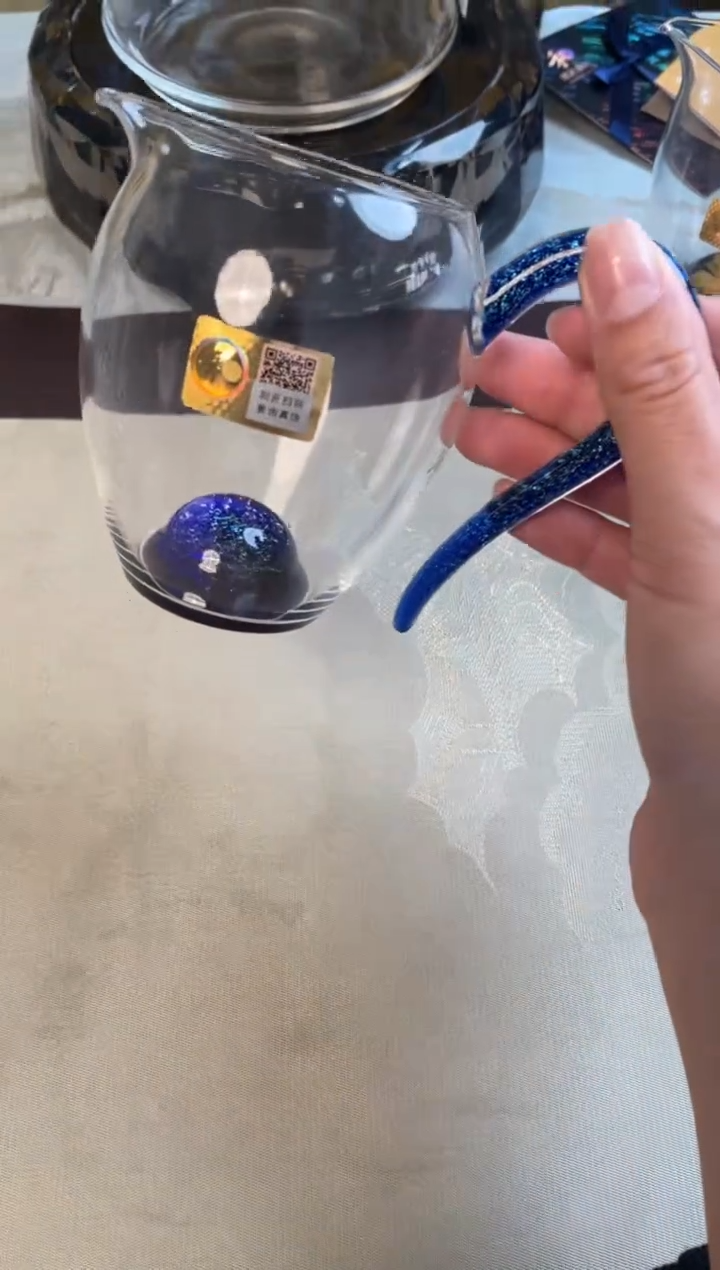 【闪购商品】禾器 斑斓怡然茶海/宝蓝金