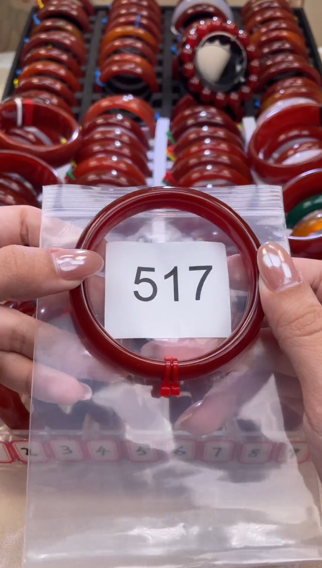 手镯玛瑙/玉髓未镶嵌62圈口*A517