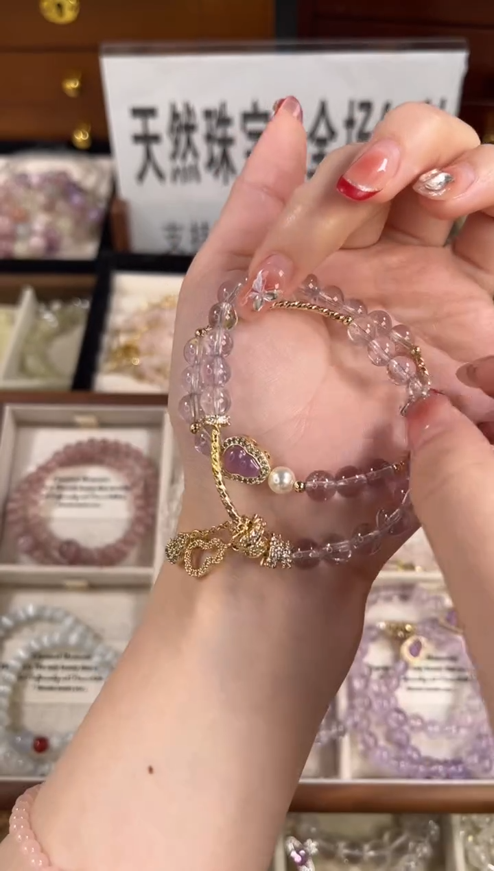 未镶嵌手串水晶              