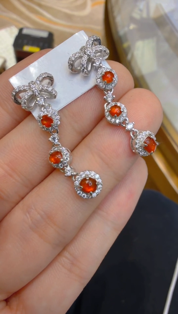 银S925镶嵌翡翠耳饰多样性团购发一件