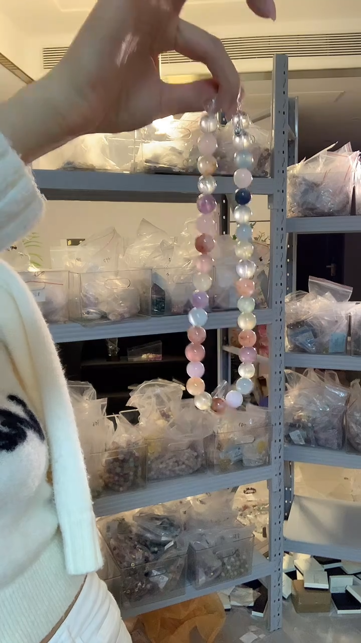 项链未镶嵌水晶浅色多宝项链505号（多样性发其一）