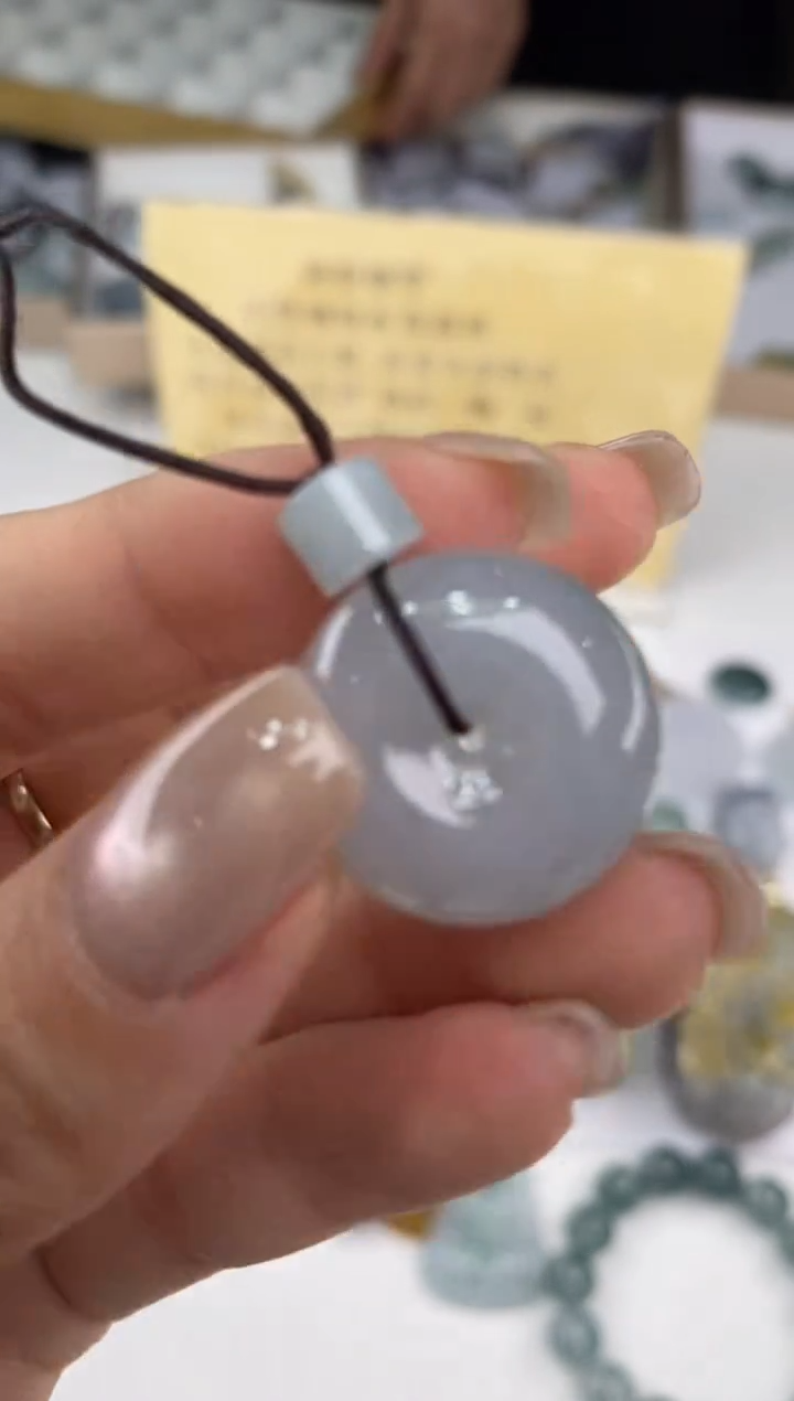 翡翠未镶嵌吊坠(不含链)36997  静静聊翠