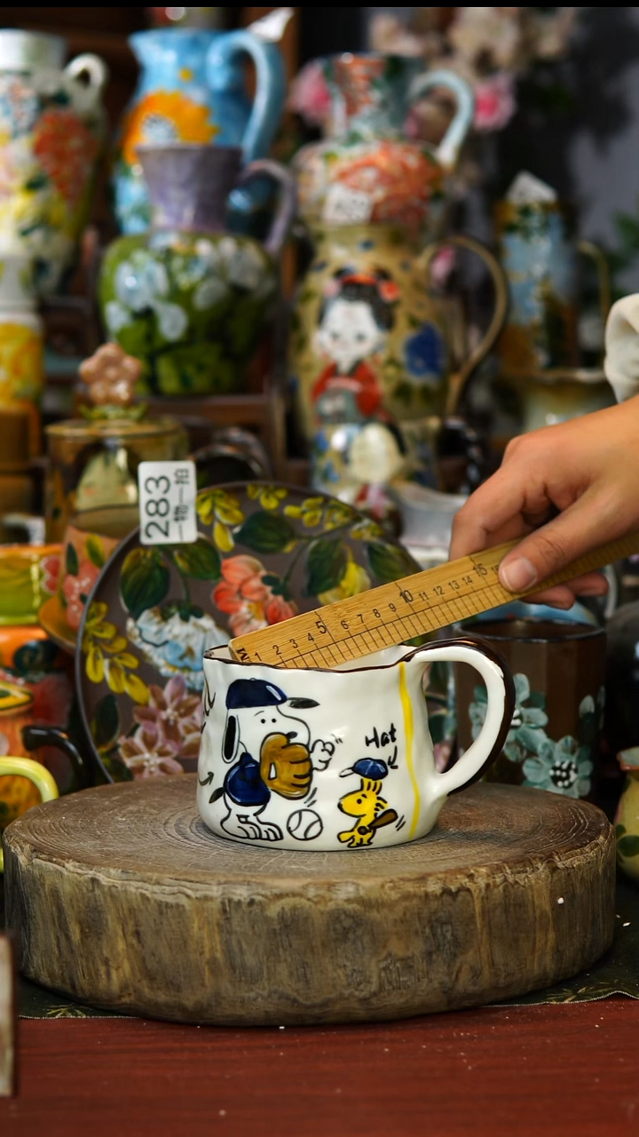 陶瓷335景德镇手工手绘釉下彩