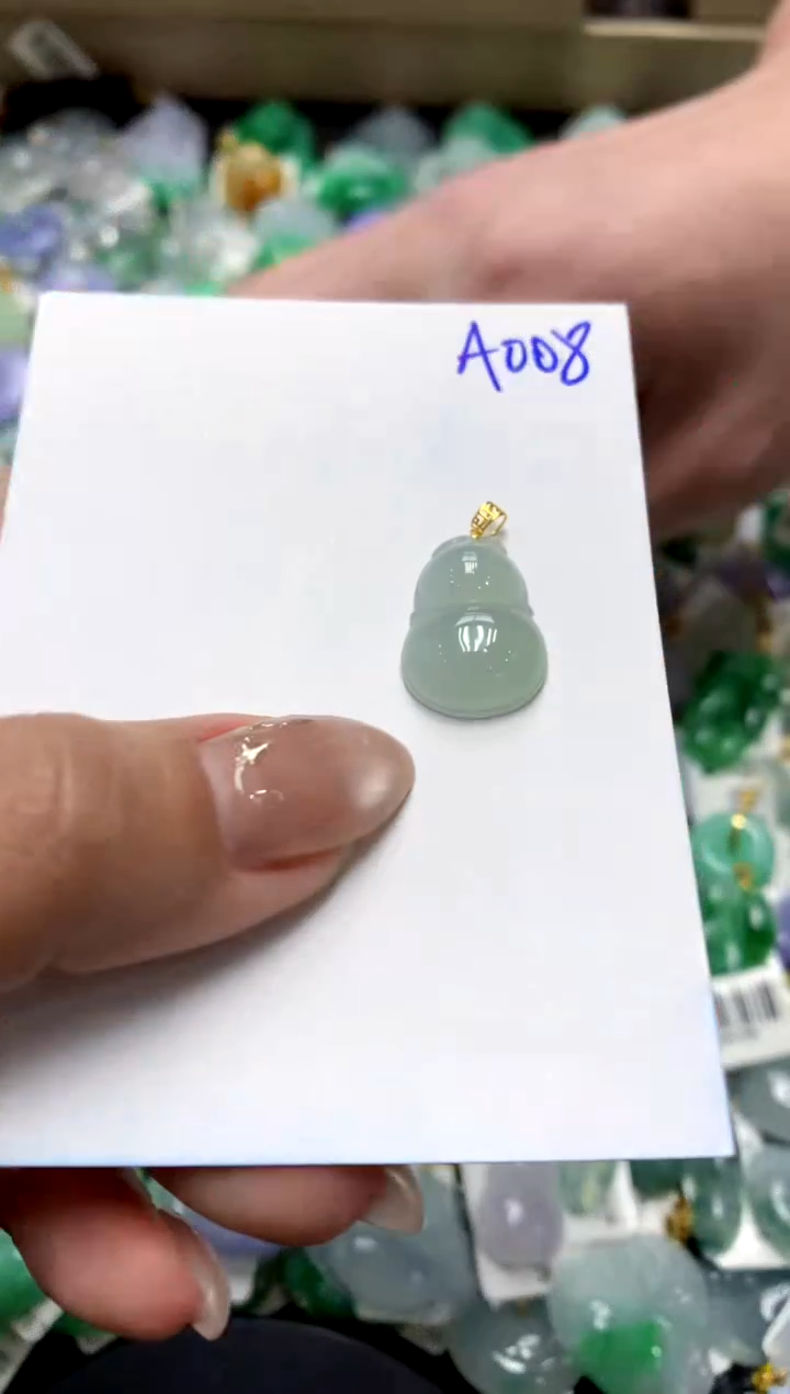 【闪购商品】翡翠颈饰18K金镶嵌111111111