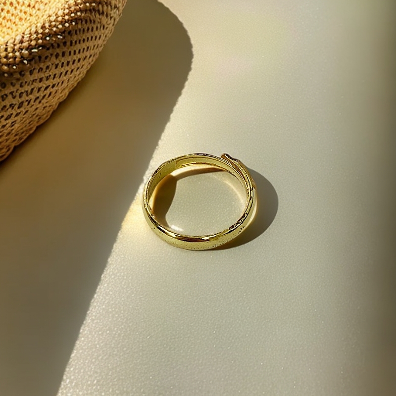 素圈复古情侣同款（黄）YM