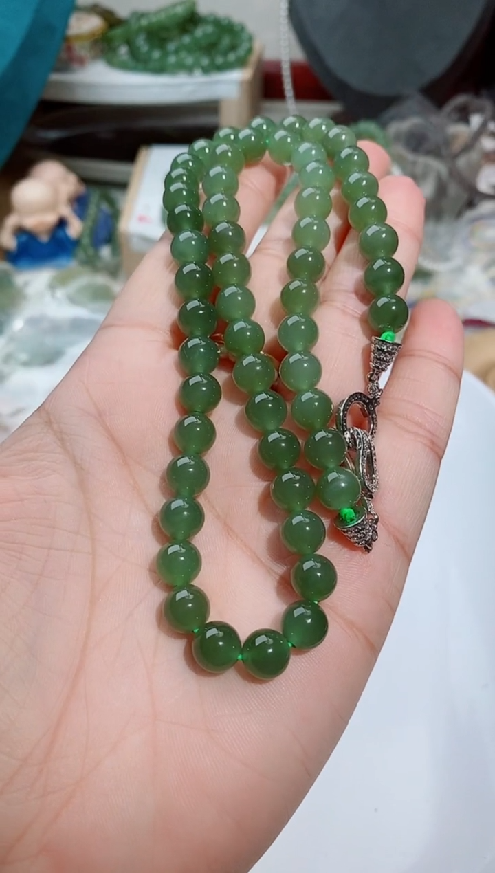 和田玉未镶嵌毛衣链天*林350一个天山的