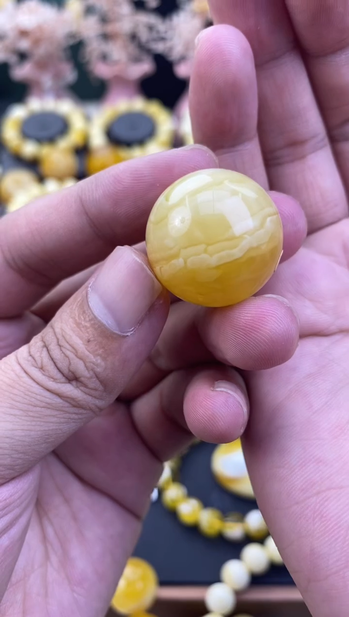 未镶嵌琥珀裸石蜜蜡.14/23.7mm